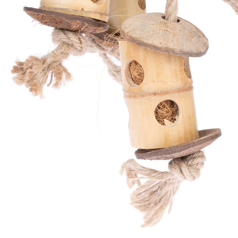 TIAKI Bamboo Snack and Climbing Toy approx. 14 x 60cm (diameter x L)