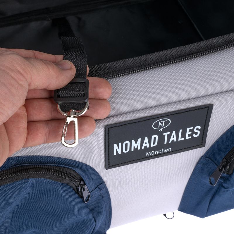 Nomad Tales Spirit Car Seat - Stone/Sapphire approx. 42 x 36 x 33 cm (L x W x H)