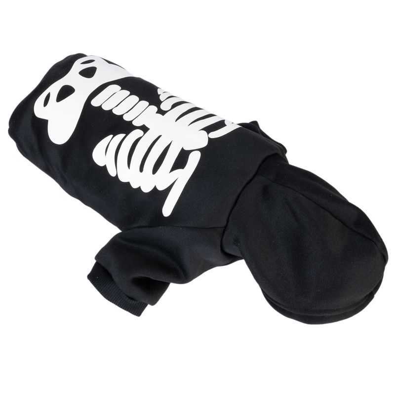 TIAKI Glow-in-the-Dark Skeleton Hoodie Size S: approx. 30cm Back Length