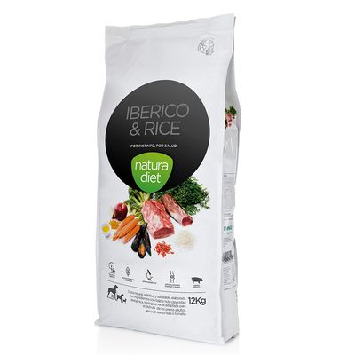 Natura Diet Adult Iberico and Rice 12 kg