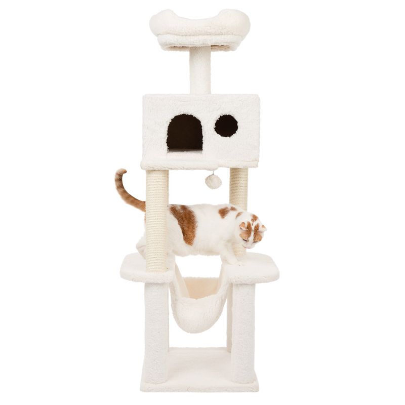 La Digue II Cat Tree Wool White