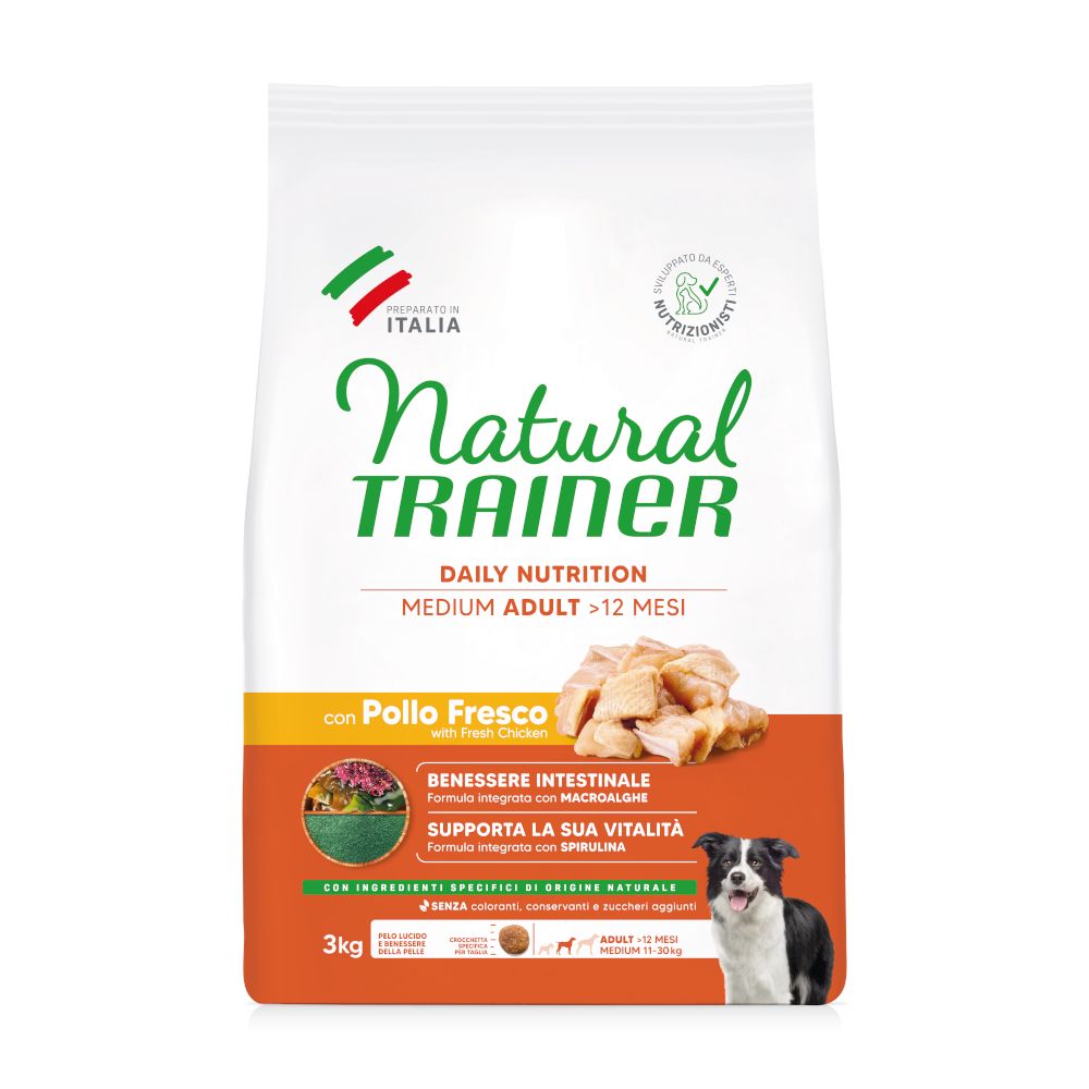 Natural Trainer Adult Medium with Chicken 3kg