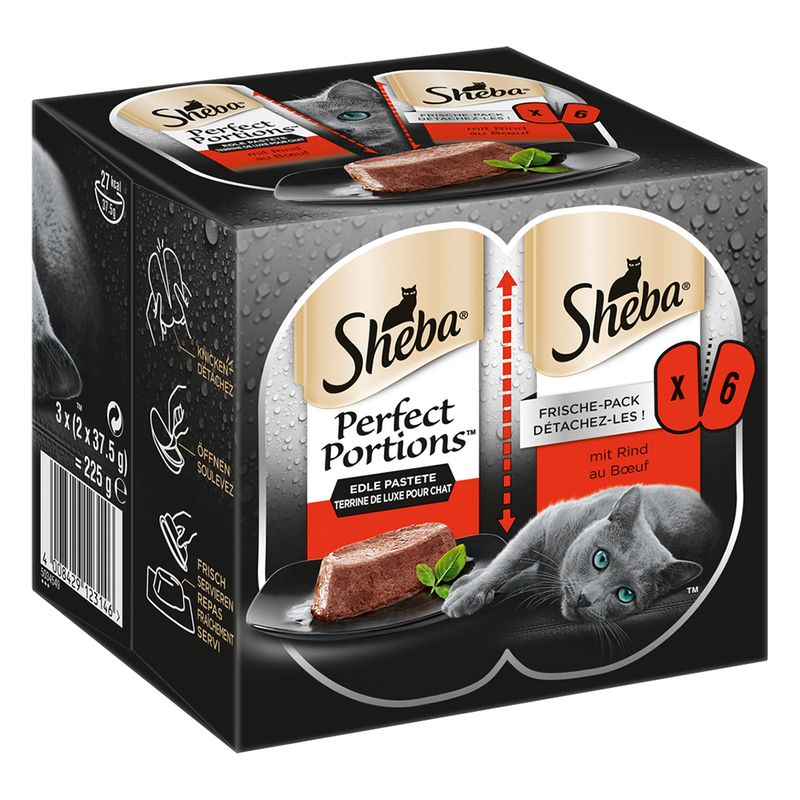 Sheba Perfect Portions 6 x 37.5g Chicken in Loaf