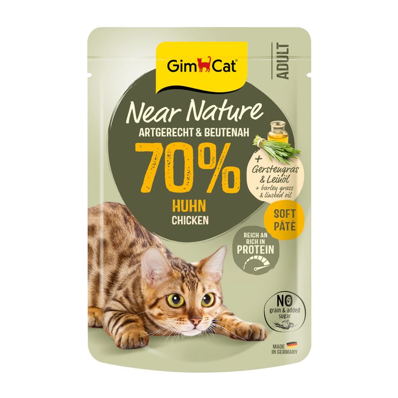 GimCat Near Nature 16 x 85g Chicken