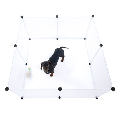 TIAKI Plastic Puppy Playpen 12 Panels: 50 x 50cm (W x H)
