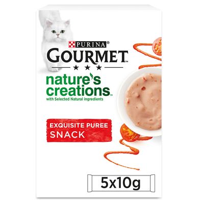 Gourmet Nature's Creations Snack 5 x 10 g Salmon and carrots