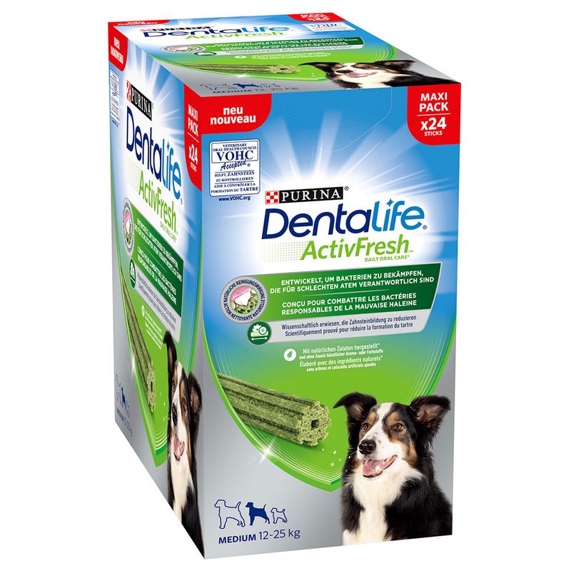 Purina Dentalife Dental Care Dog Snacks - 30% Off! * Daily for Small Breed (7-12kg) 30 Sticks (10 x 49g)