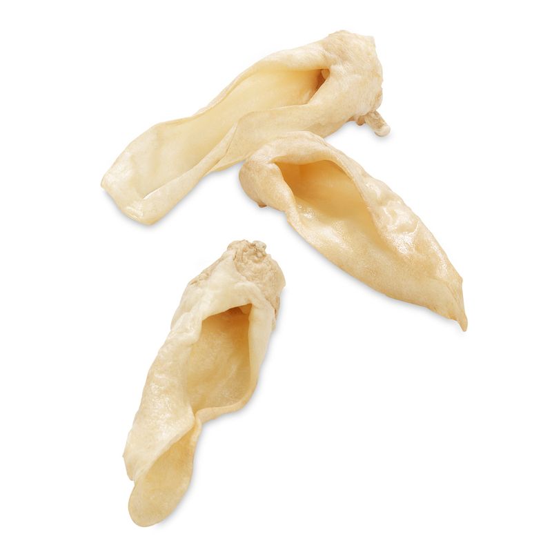 Wolf of Wilderness Dried Ears Dog Chews Trial Pack Dried Cow Ears with Fur (approx. 120g, approx. 3 pcs)