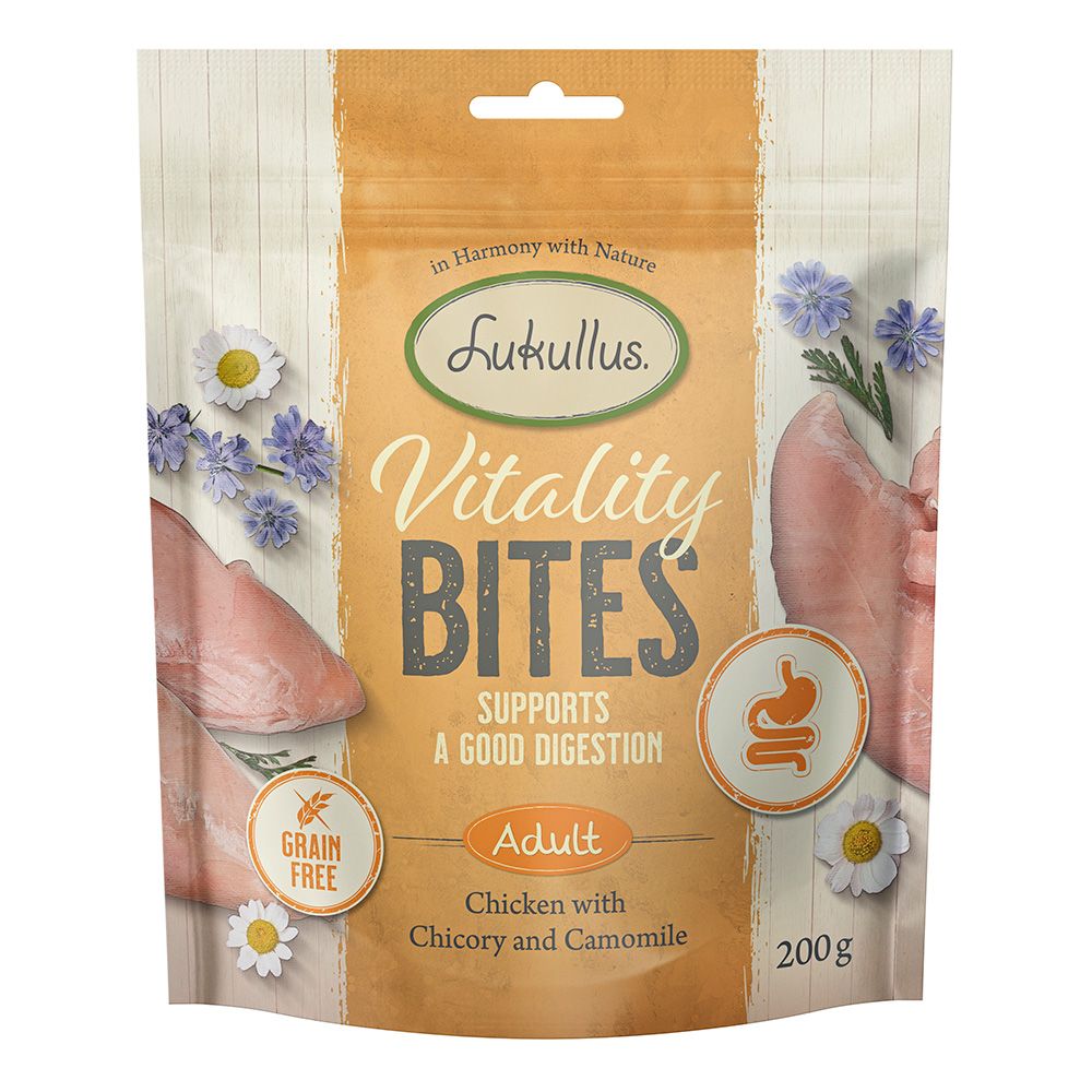 Lukullus Vitality Grain-Free Digestion Bites - Chicken 200g