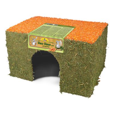 JR Farm Hay-House with Carrot Large (600g)