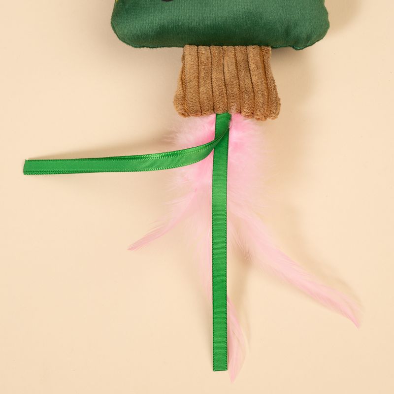 TIAKI Christmas Tree with Ribbon Cat Toy 42 x 10 x 5 cm (L x W x H)