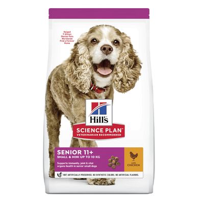 Hill's Science Plan Senior 11+ Small & Mini with Chicken 1.5kg