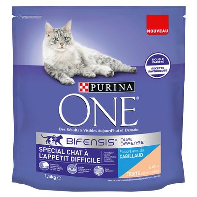 PURINA ONE Selective Palate Cod & Trout 1,5 kg