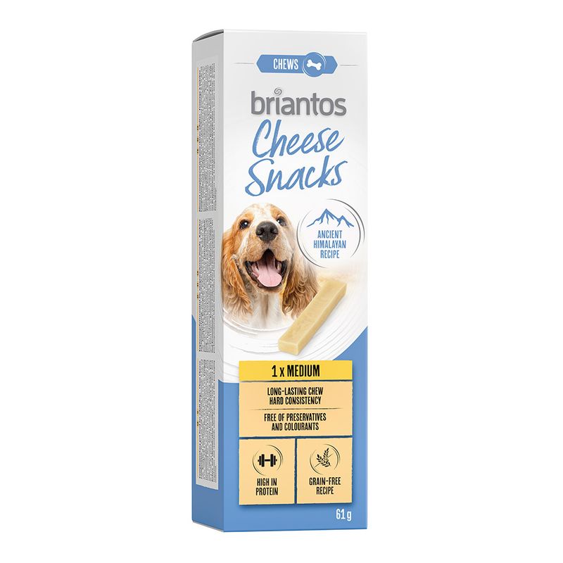 Briantos Cheese Snack Dog Chews Small (2 x 27g Chews)