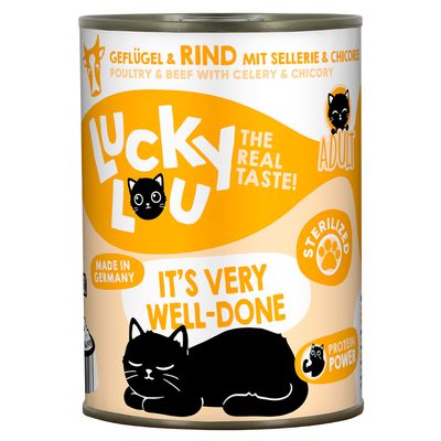 Lucky Lou Sterilized 6 x 400 g Poultry
