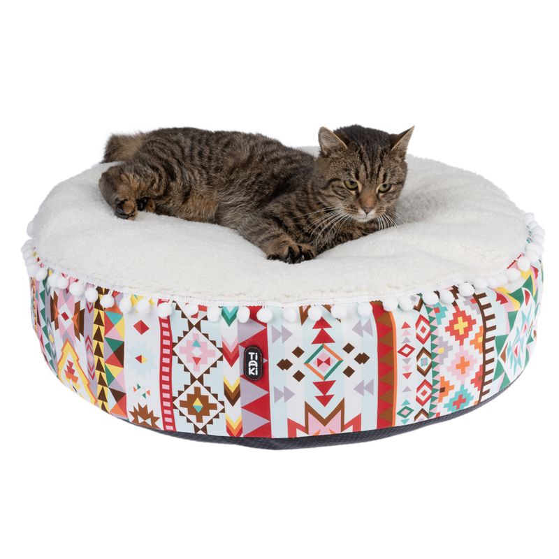 TIAKI Tassel Cuddle Cushion diameter 60 x (H) 15 cm