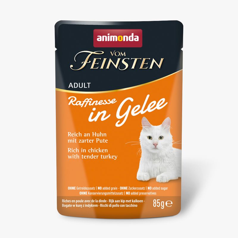 animonda vom Feinsten Adult Raffinesse in Jelly 24 x 85g Rich in Chicken with Beef
