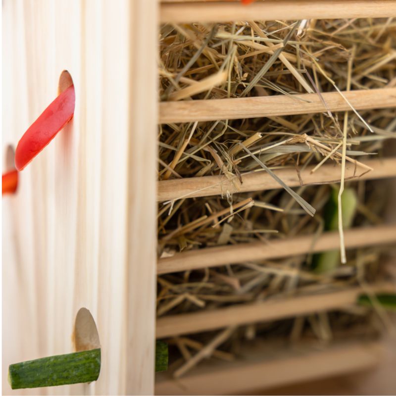 Kerbl Pet Hay and Vegetable Tower for Small Animals 24 x 24 x 30cm (L x W x H)