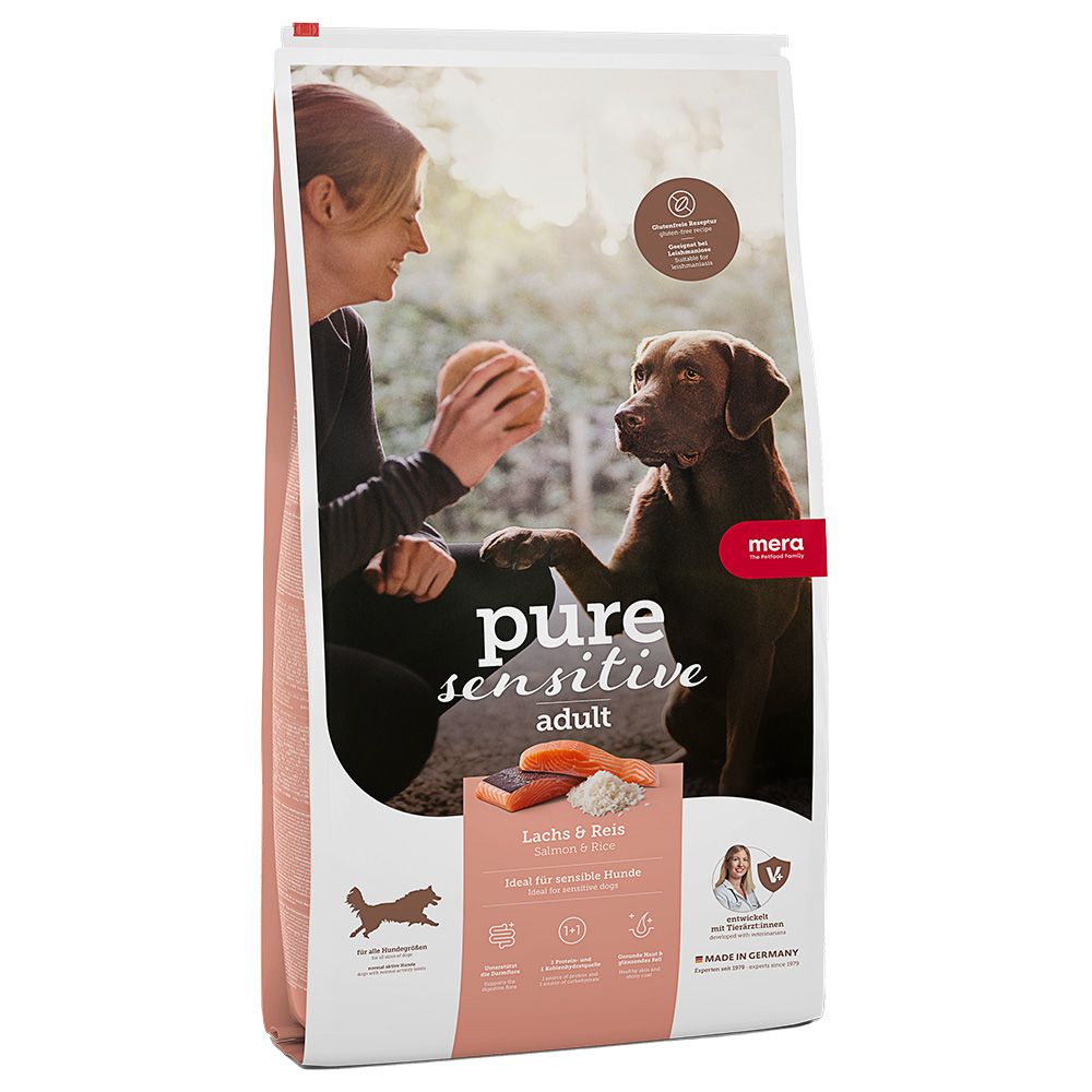 mera Pure Sensitive Adult Salmon & Rice 12.5kg