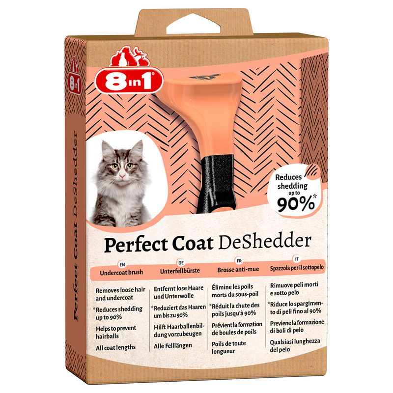 8in1 Perfect Coat DeShedder for Cats Comb width 4.6cm
