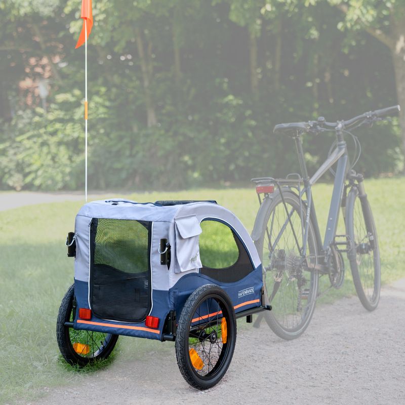 HAFENBANDE Cabby M Bicycle Trailer incl. 2 couplings 125 x 67 x 105 cm (L x W x H) / up to 25kg