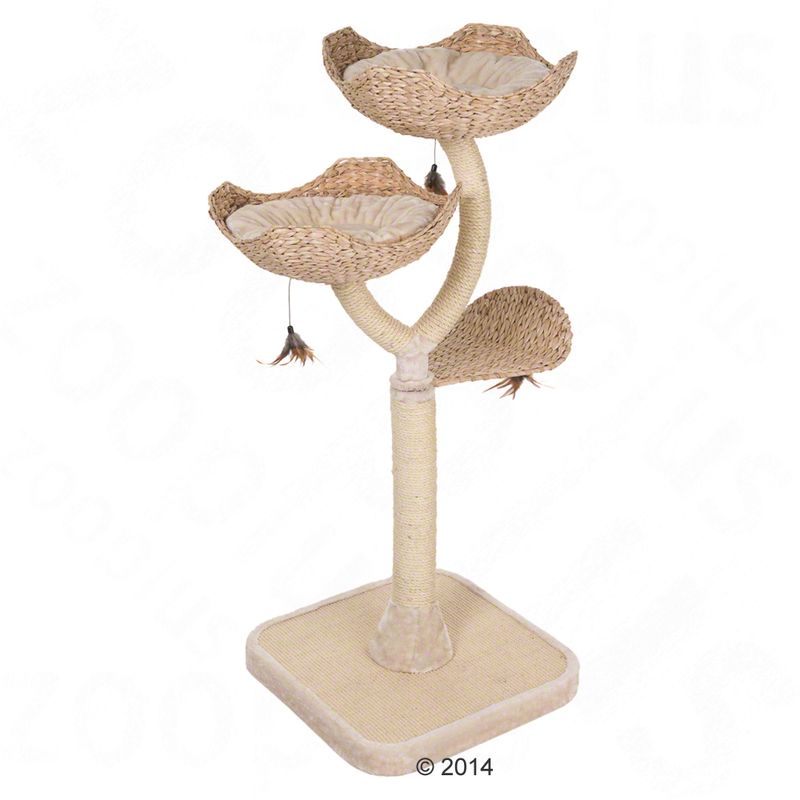 Flower Cat Tree Cream