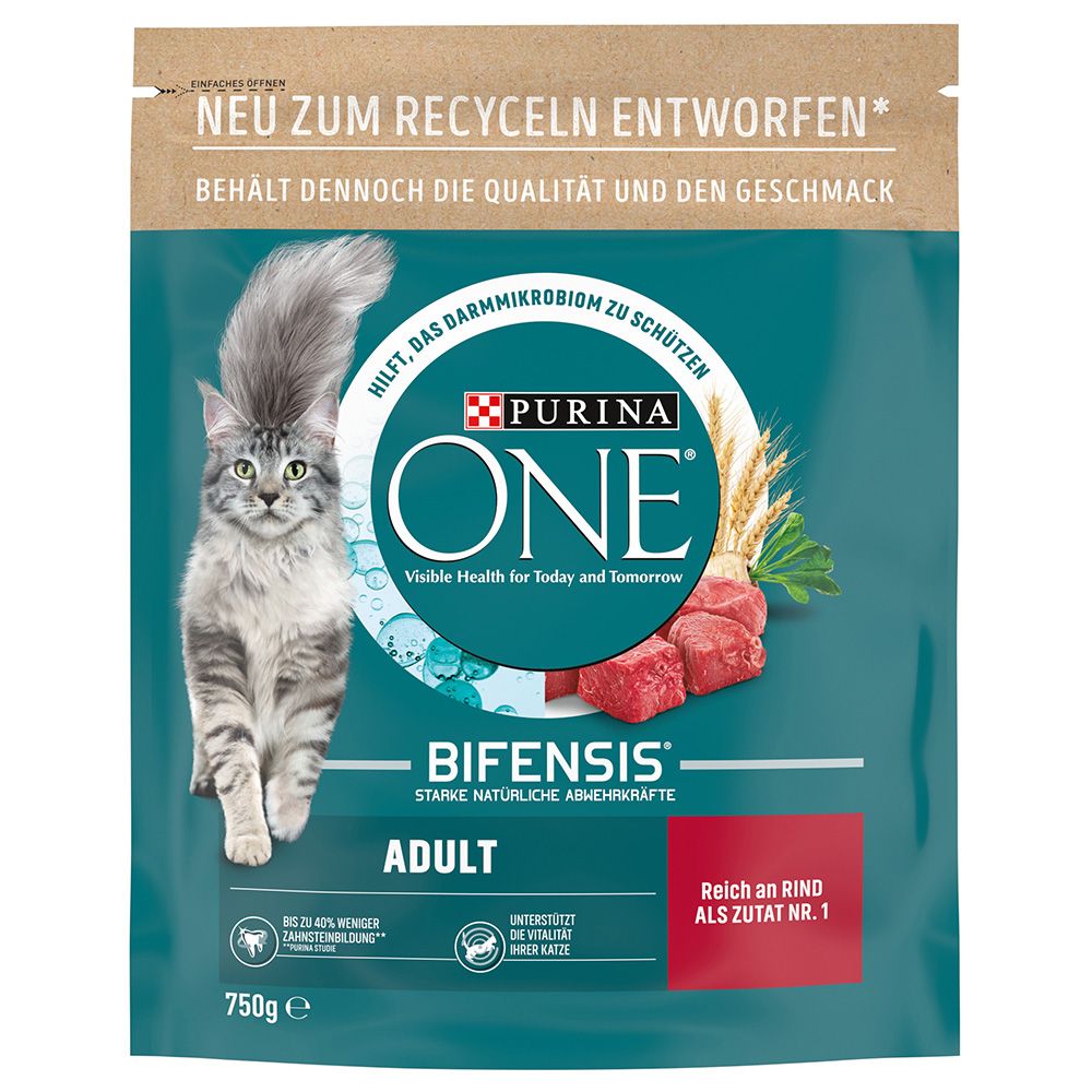 PURINA ONE Adult Beef & Whole Grain Cereals 750 g