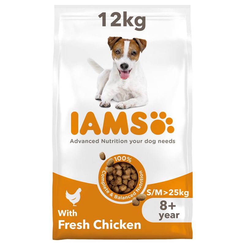 IAMS Advanced Nutrition Senior Small & Medium Dog 8+ with Chicken 5kg