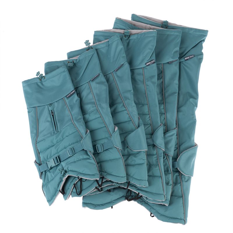 Nomad Tales Spirit Softshell Dog Coat - Pacific approx. 35cm Back Length