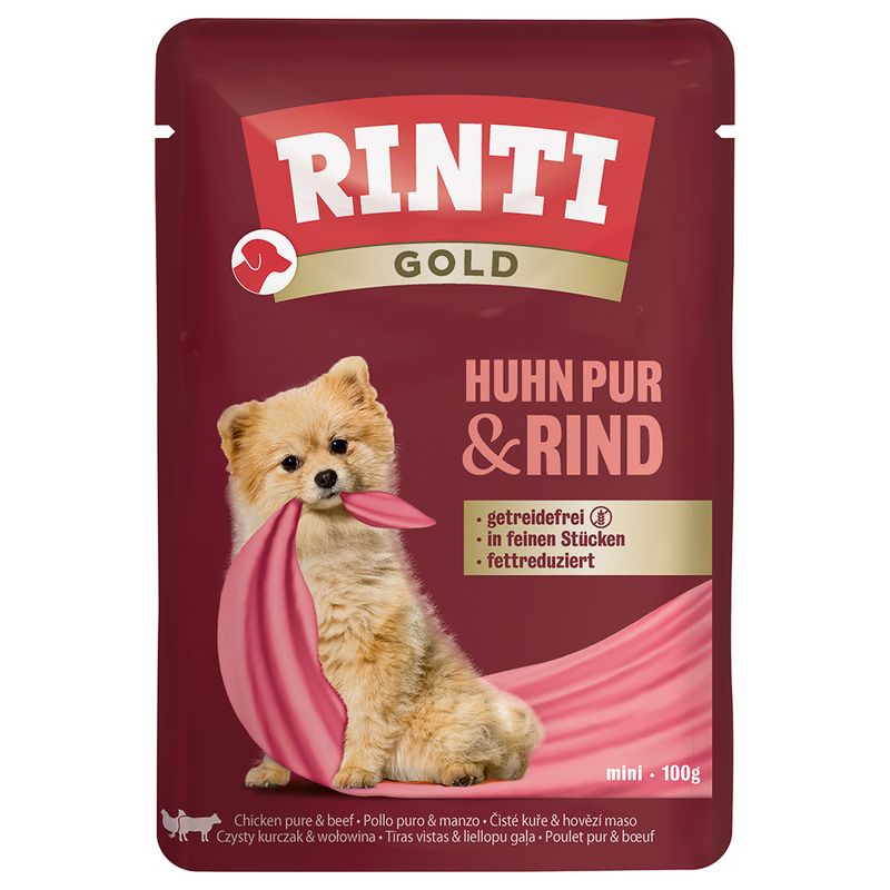 RINTI Gold 10 x 100 g Pure chicken