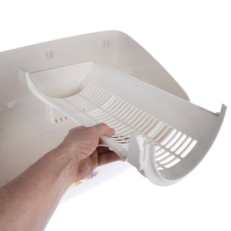 TIAKI Rex Covered Litter Box White