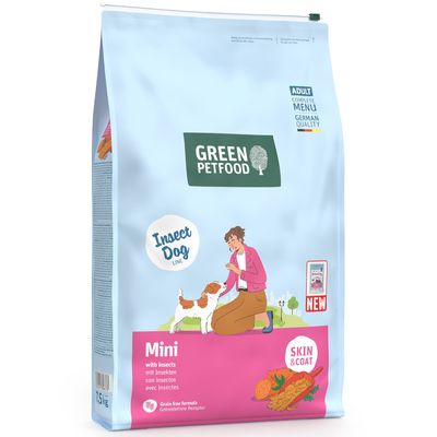 Green Petfood Insect Dog Mini with Insects 900g