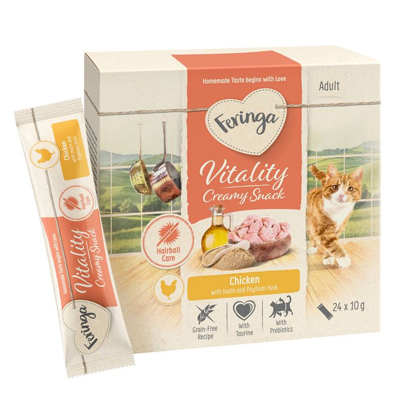 Feringa Vitality Creamy Snacks Chicken (12 x 10g)