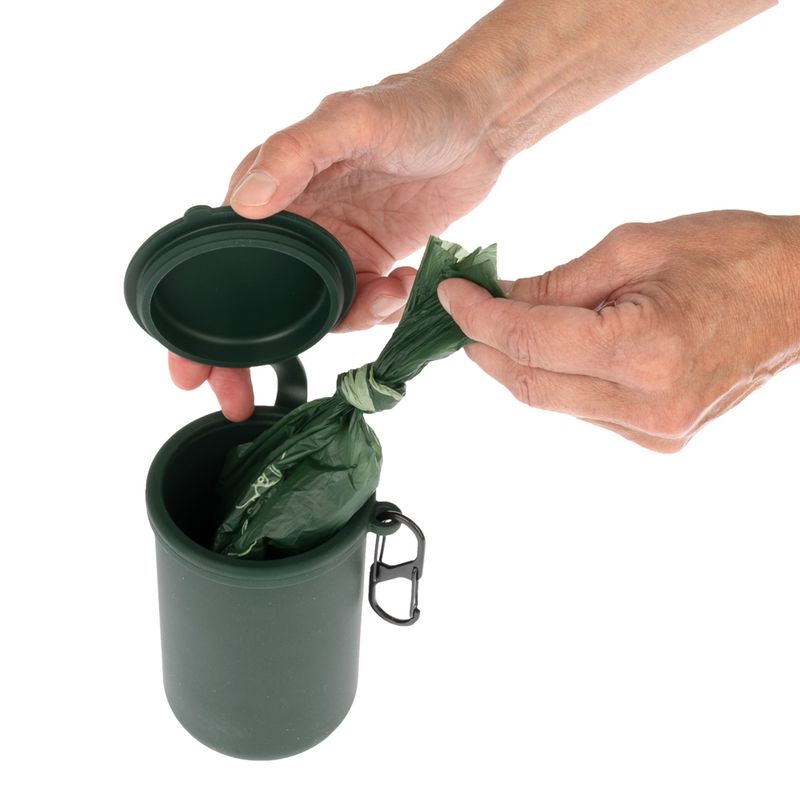 kooa Container for Used Poop Bags diameter 8 x (H) 13.5 cm