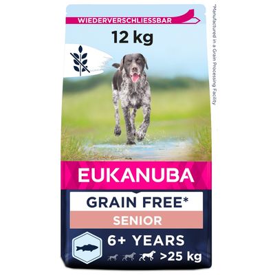 Eukanuba Senior Large Breed Grain-Free - Ocean Fish 12kg