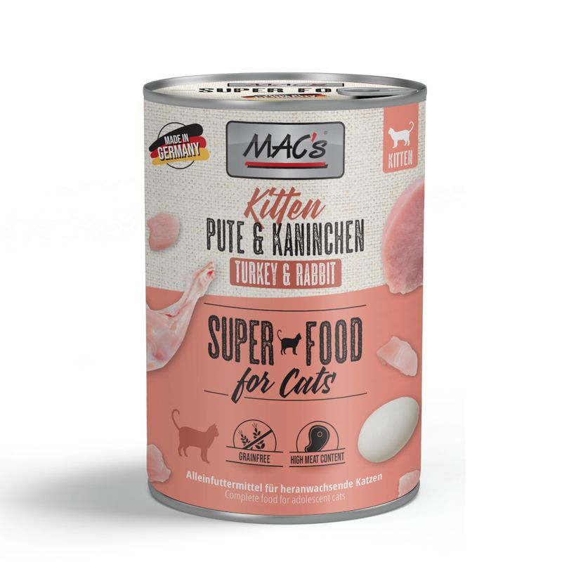 MAC's Cat 6 x 400g Poultry, Beef & Cranberry