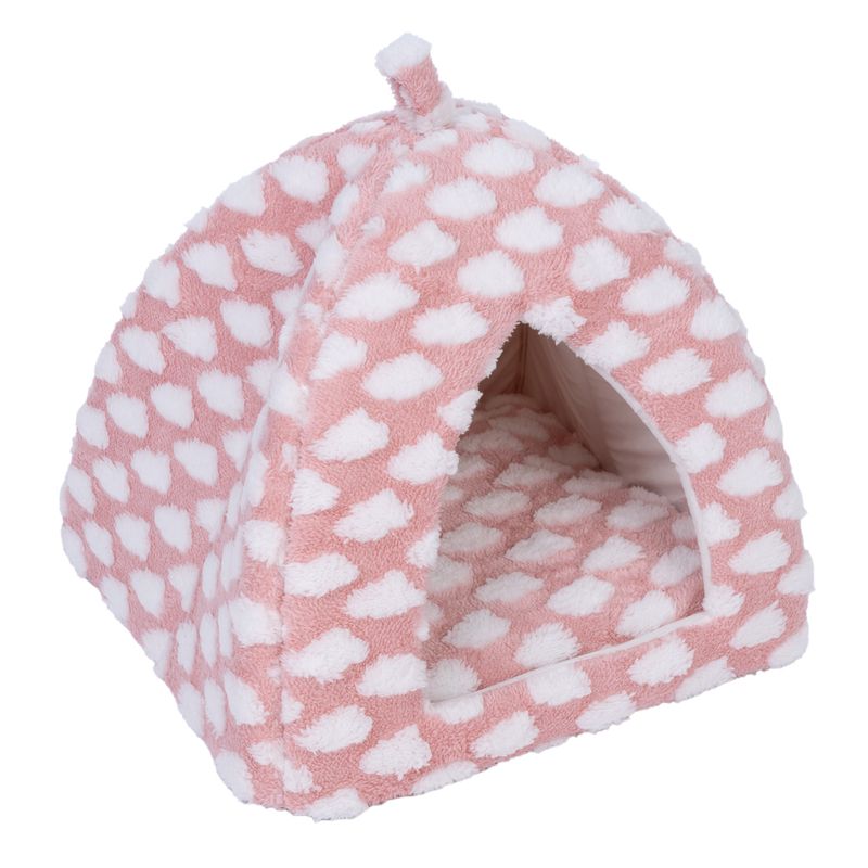 zooplus Basics Fluffy cat cave blue