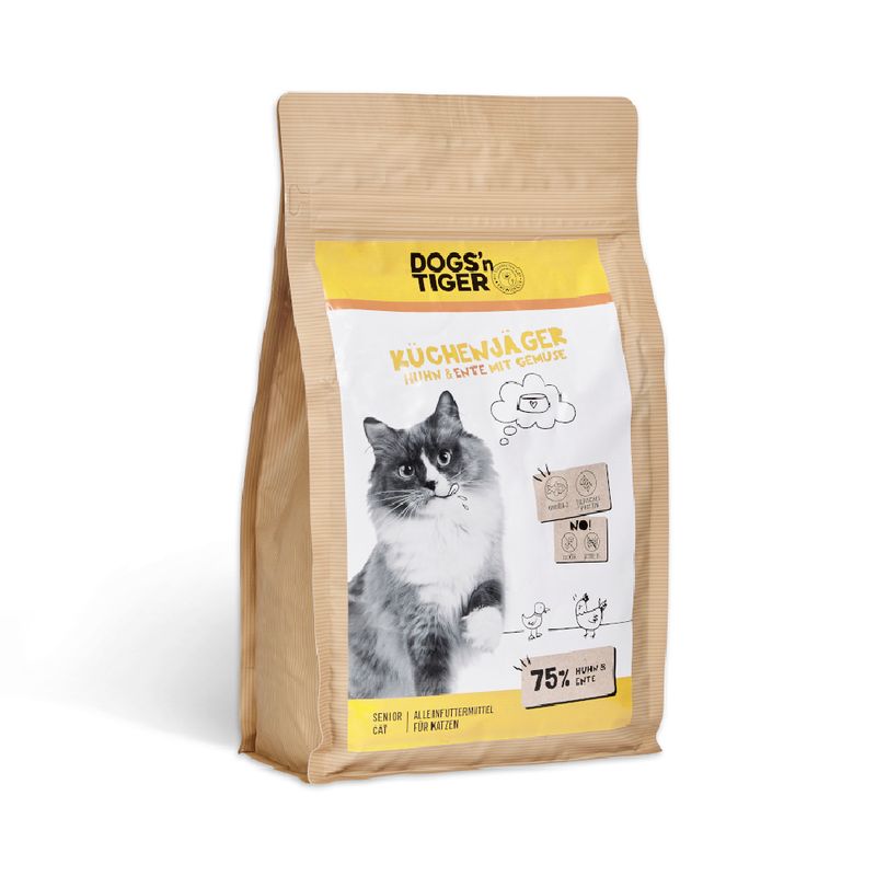 Dogs'n Tiger Senior Kitchen Hunter Chicken & Duck 1.5kg