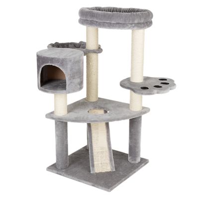 Bear's Den Cat Tree Light Grey