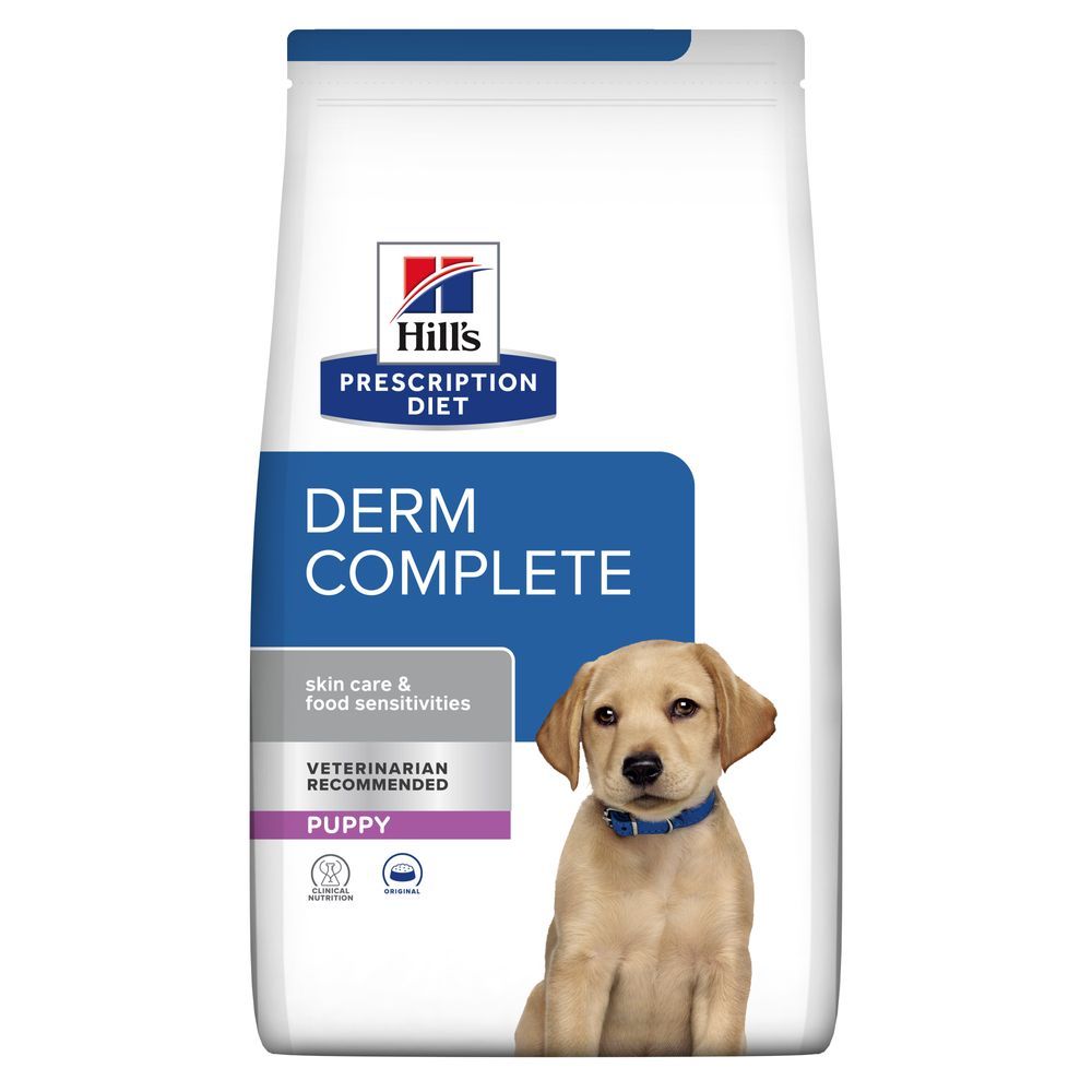 Hill's Prescription Diet Canine Puppy Derm Complete Dry Dog Food 4kg