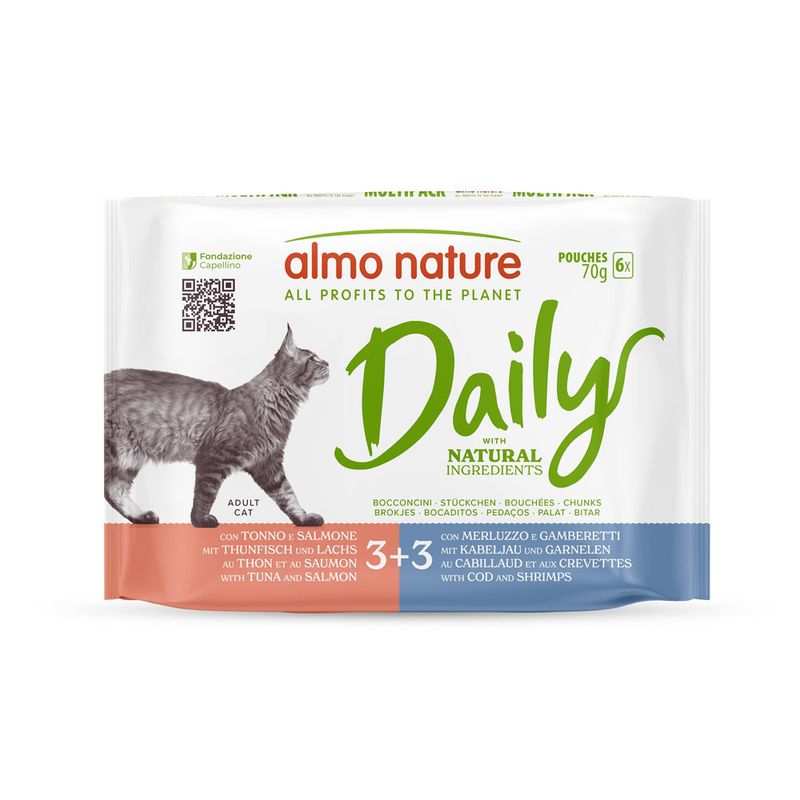 Almo Nature Daily Menu 6 x 70g Chicken & Salmon