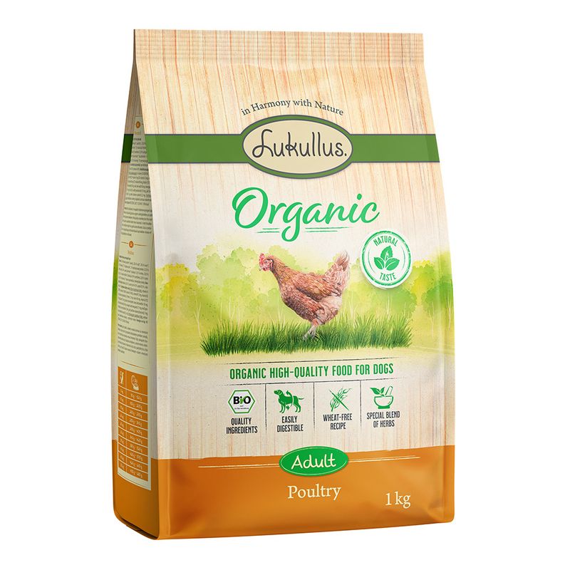 Lukullus Organic Poultry (Wheat-Free) 1kg