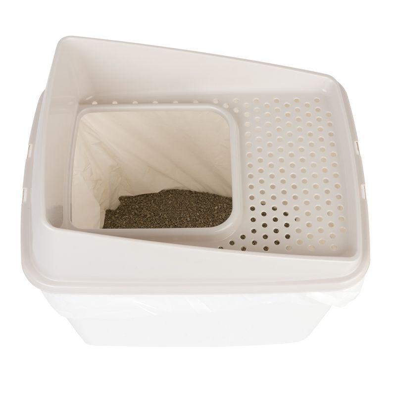 Big Box Cat Litter Tray White