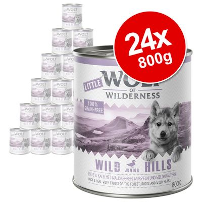 Little Wolf of Wilderness Saver Pack 24 x 800g Mixed Pack