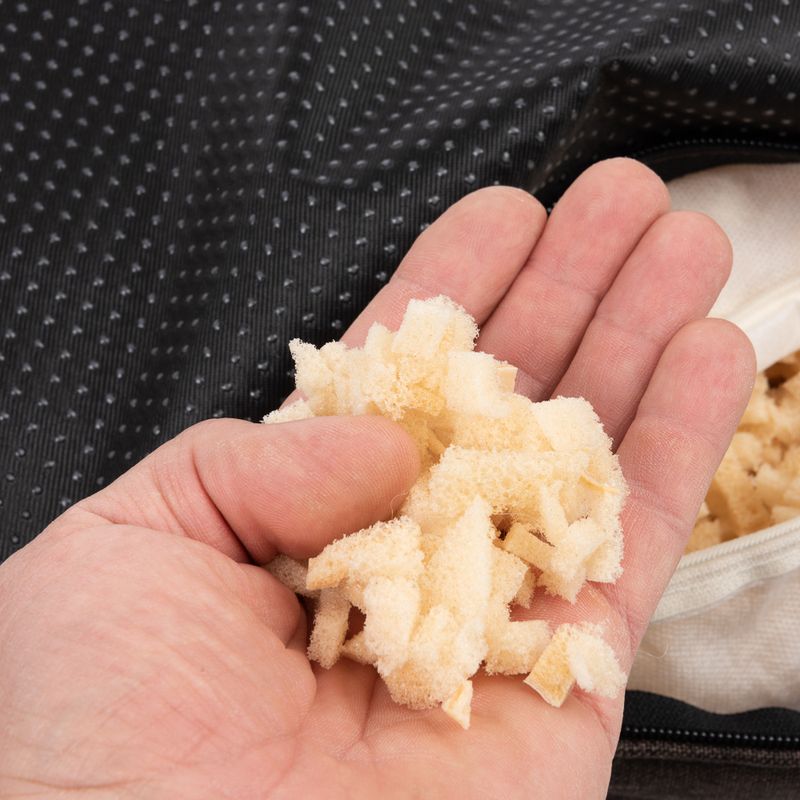 TIAKI Dog Mattress Memory Foam, brown S: L 80 x W 60 x H 17 cm