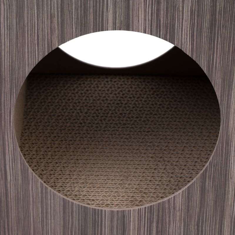 Modern Living Oviedo Triangular Scratcher approx. 27 x 24 x 39.5cm (L x W x H)