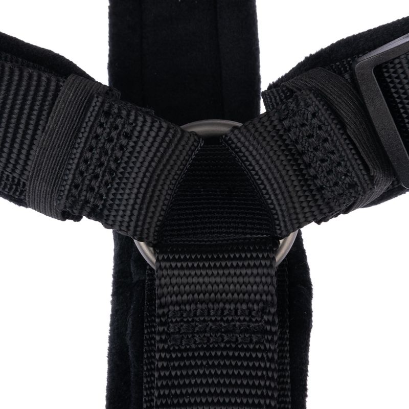 Nomad Tales Blush Harness - Ebony Size S: 37 - 53 cm chest circumference, W 15 mm