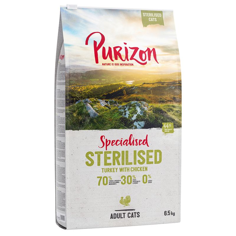 Purizon Adult Sterilised Grain-Free Turkey & Chicken 400g