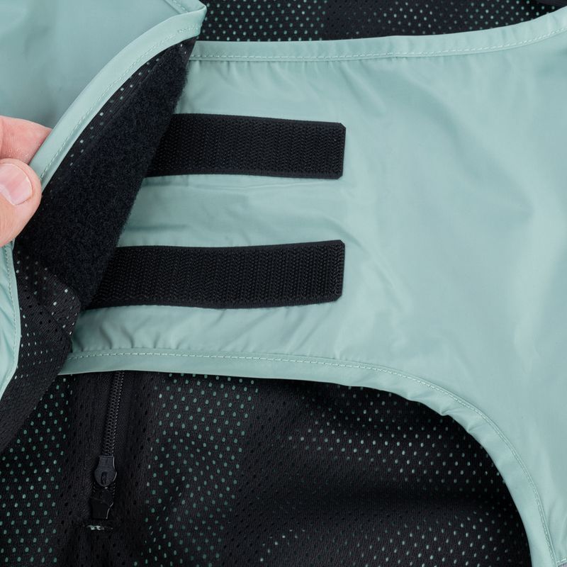 Nomad Tales Spirit Reflective Dog Raincoat - Mint approx. 35cm (Back Length)