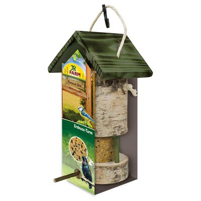 JR Garden Peanut Bar Bird Feeder & Peanut Bar 2 x 350g JR Garden Peanut Bar Nuts & Elderflower